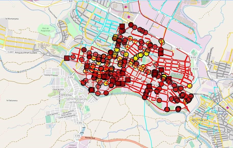Mapa zona afectada