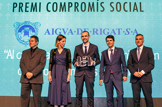 Ir a la noticia La Unión Empresarial de la Anoia reconoce nuestro compromiso social en la 19a Noche Empresarial