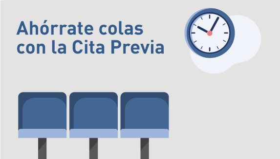 Acceder a la web cita previa, se abre en una ventana nueva