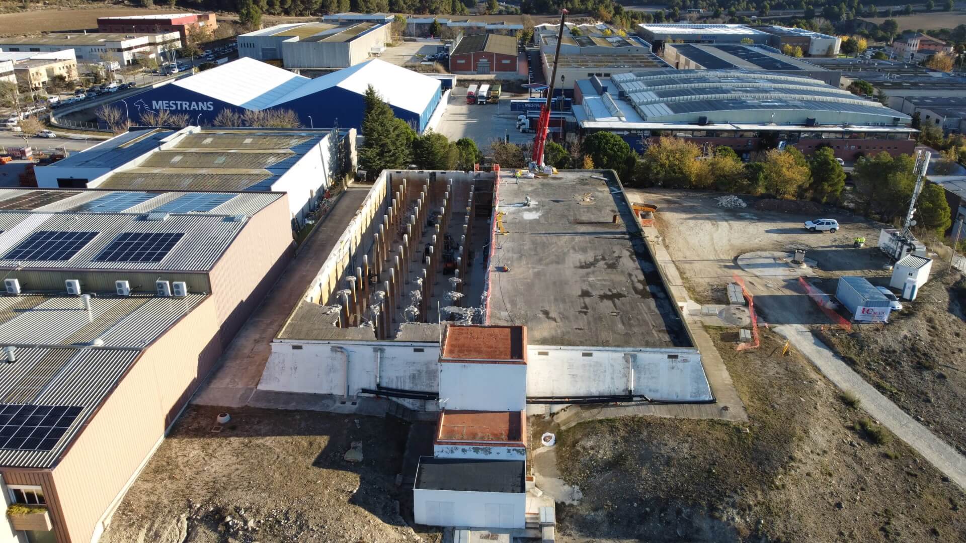 Ir a la noticia Renovem la coberta del dipòsit que abasteix Igualada, Vilanova del Camí i Òdena